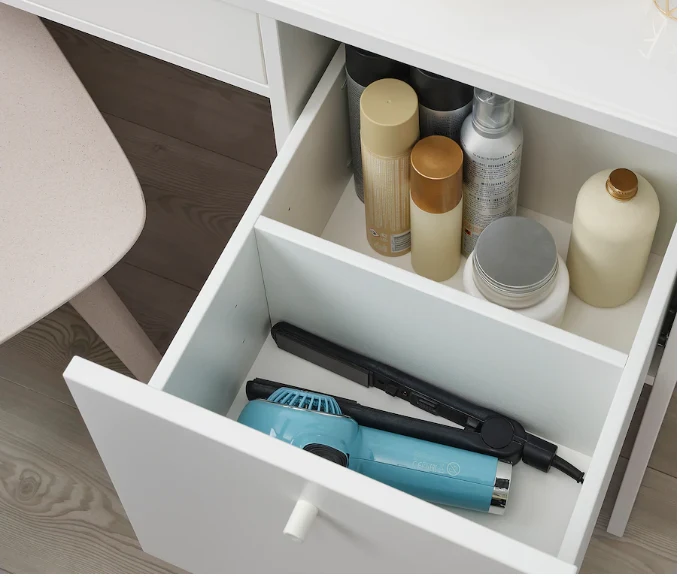 SYVDE Dressing table, white, 100x48 cm