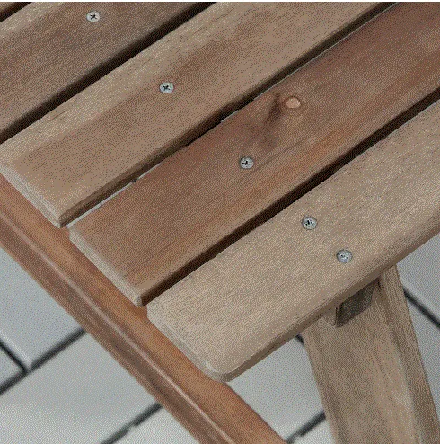 RESO Children's picnic table, light brown stained