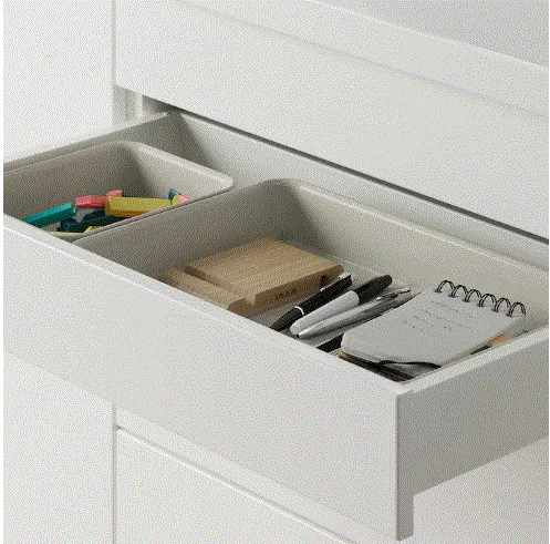 NOJIG organizer plastic/beige 25x35x5 cm