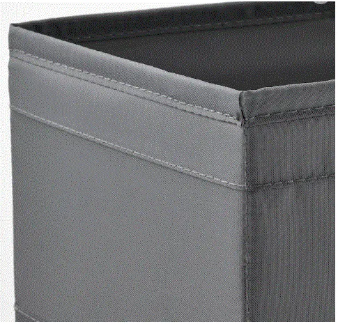 SKUBB Box, set of 6, dark grey