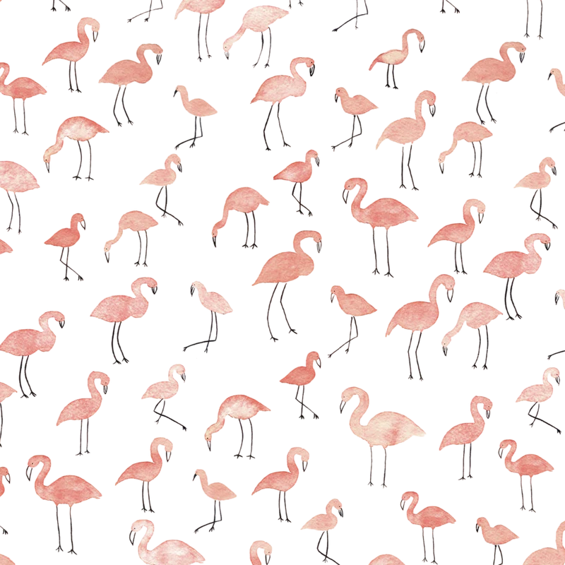 Küchentuch bedruckt Flamingo multi