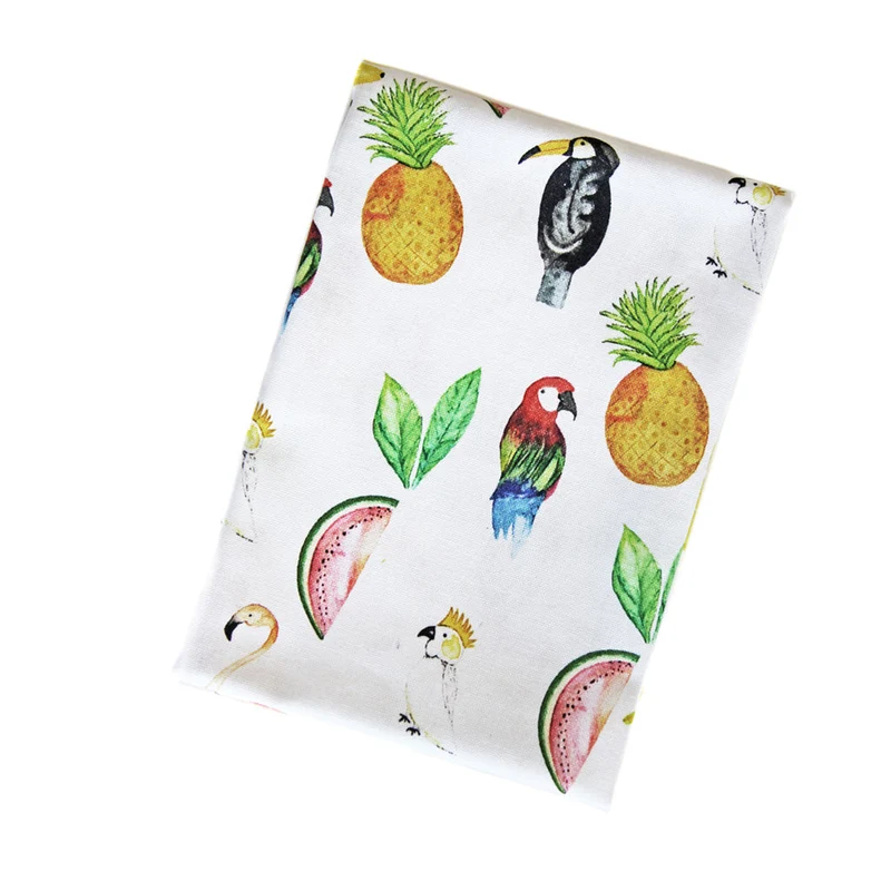 Küchentuch bedruckt Fruits Birds multi