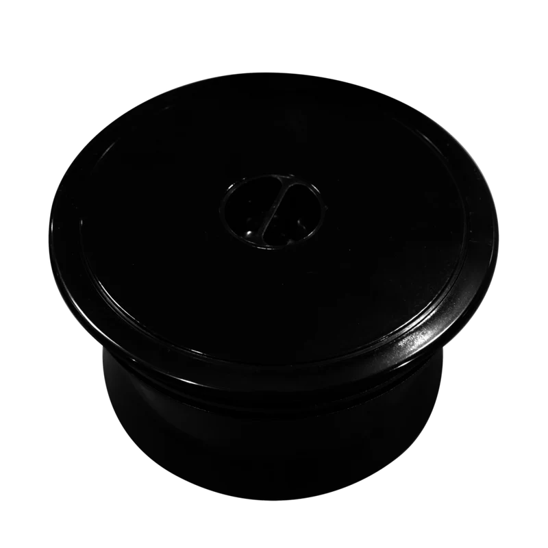 Vide-déchets à encastrer pour sac 20 L, noir, Ø 295 mm