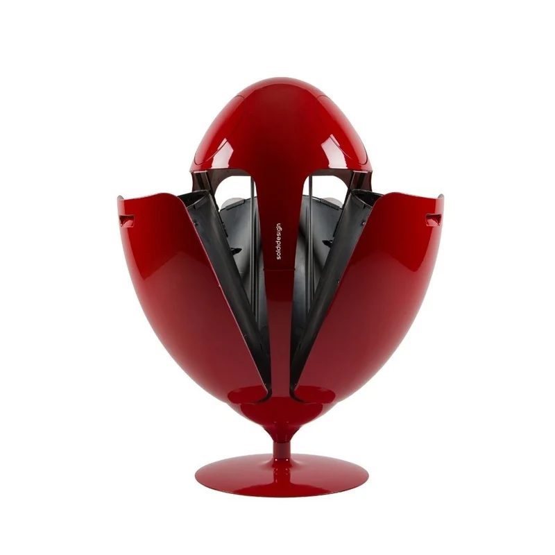 Ovetto Galà Rosso Lucido - Pattumiera di design per la raccolta differenziata