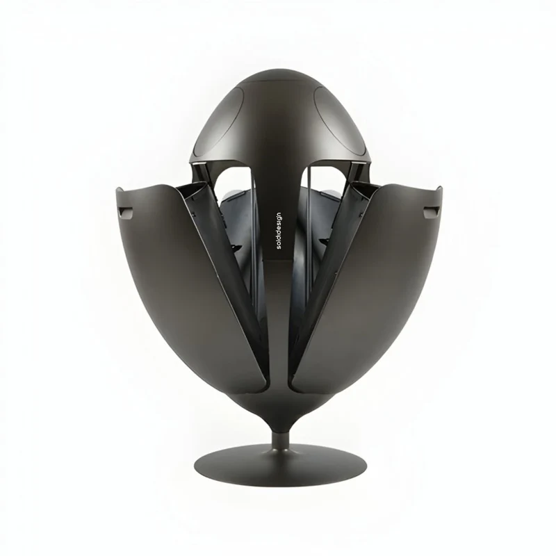 Ovetto Metal Nikel - Pattumiera di design per la raccolta differenziata