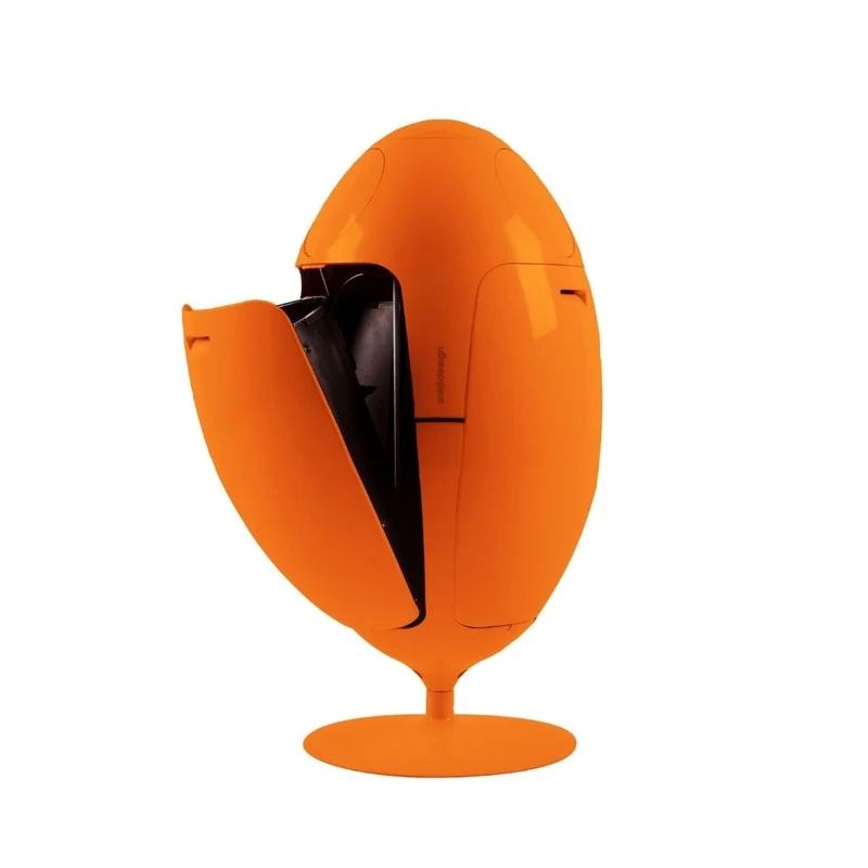 Ovetto ABS Arancio - Pattumiera di design per la raccolta differenziata