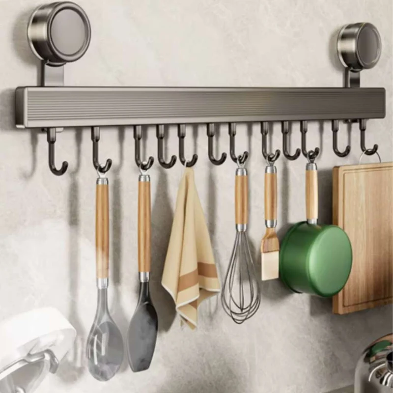 PORTE USTENSILES CUISINE MURAL | Aluminium ajustable