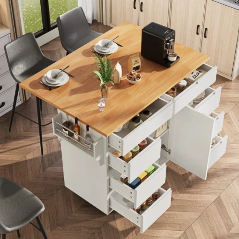 MEUBLE DESSERTE POUR CUISINE | 8 tiroirs mobile
