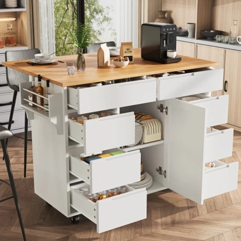 MEUBLE DESSERTE POUR CUISINE | 8 tiroirs mobile