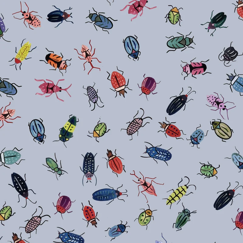 Küchentuch bedruck Bugs multi