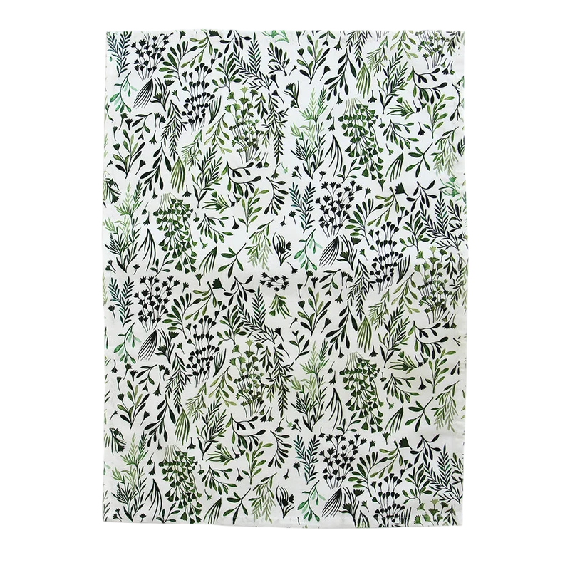 Küchentuch bedruckt My Green Leaves multi