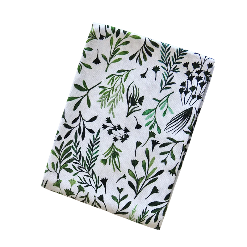 Küchentuch bedruckt My Green Leaves multi