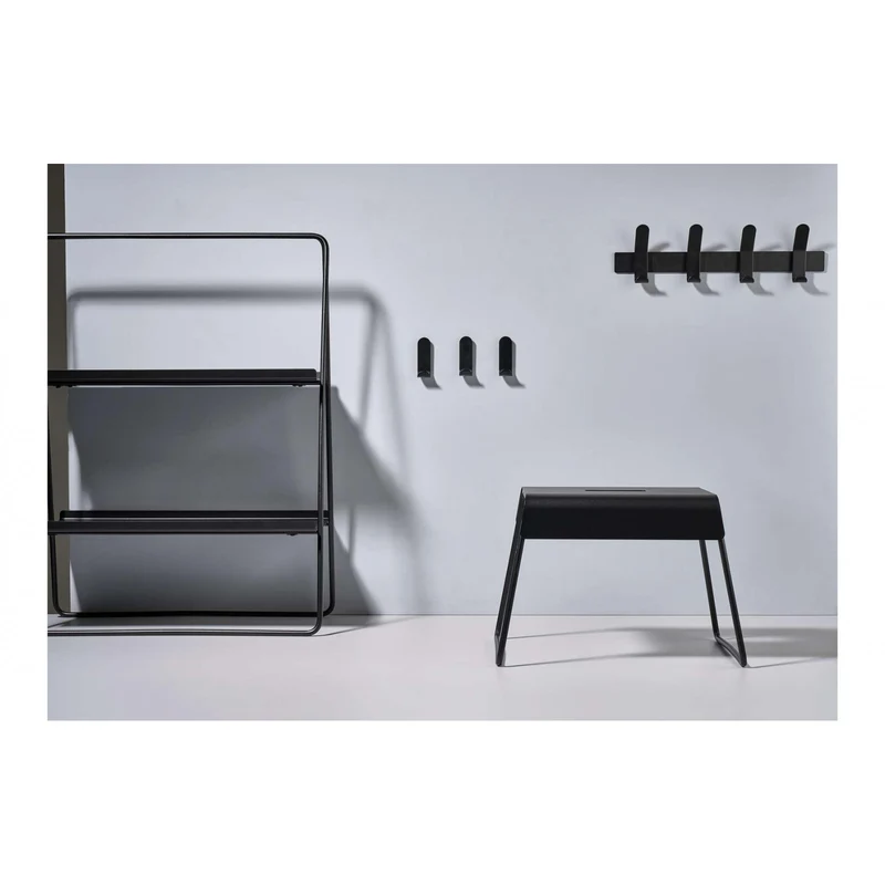 Hocker Stahl, Schwarz