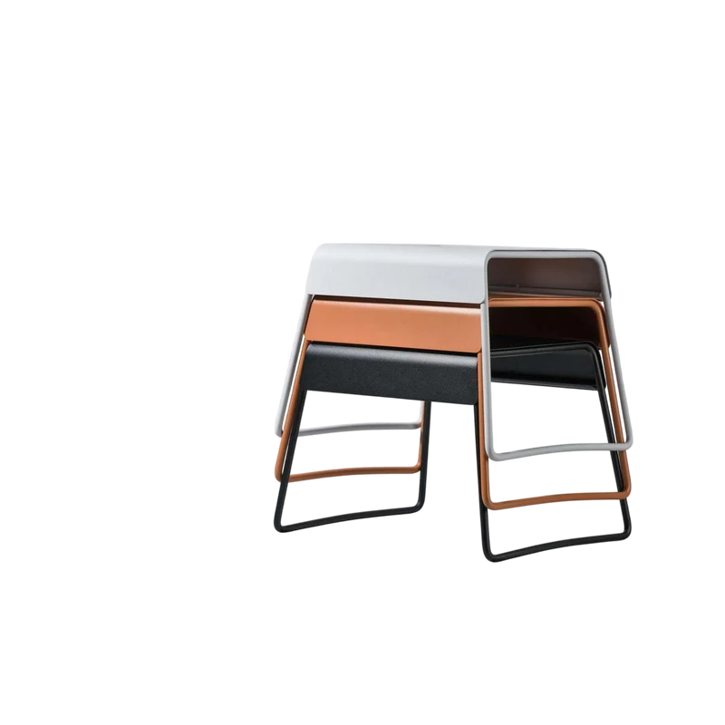 Hocker Stahl, Schwarz