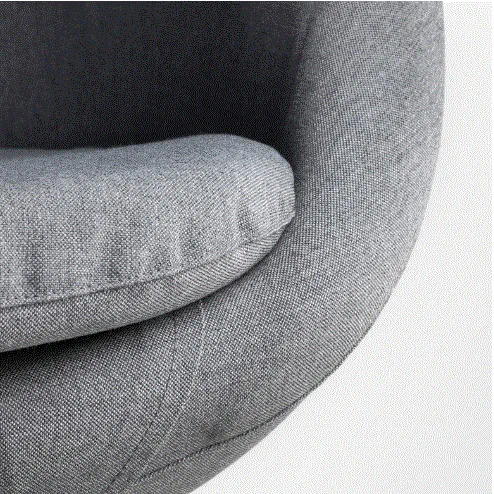 SKRUVSTA Swivel chair, Vissle grey