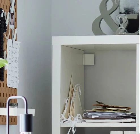 KALLAX Shelving unit, white, 77x77 cm