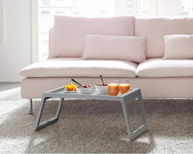 KLIPSK IKEA bed tray grey