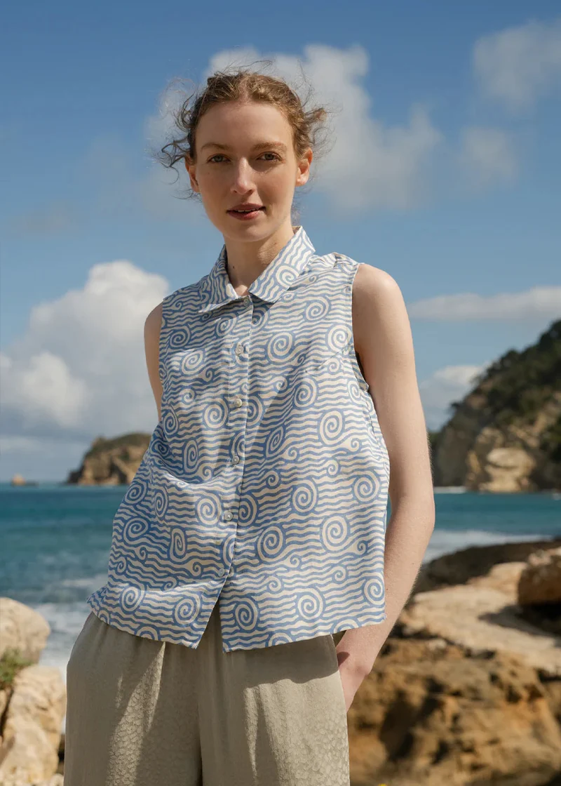 Adult Bluse Pluma SWIRLEY WAVE