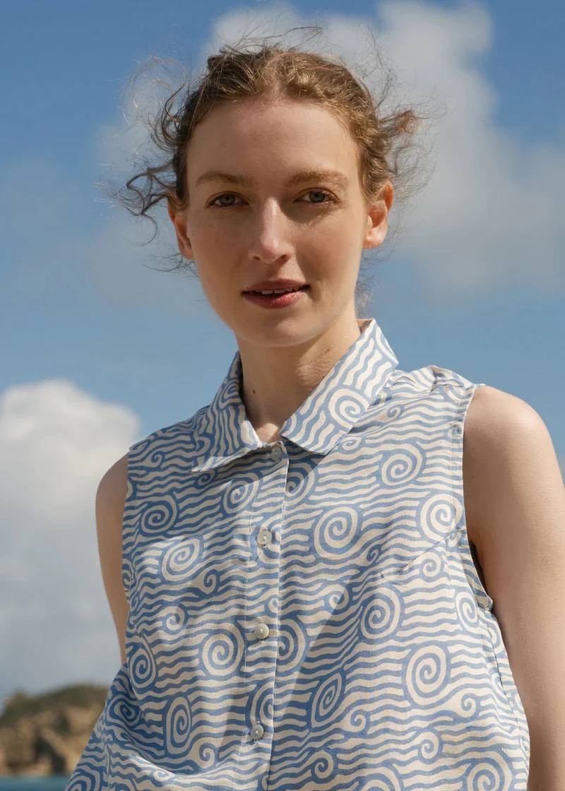 Adult Bluse Pluma SWIRLEY WAVE