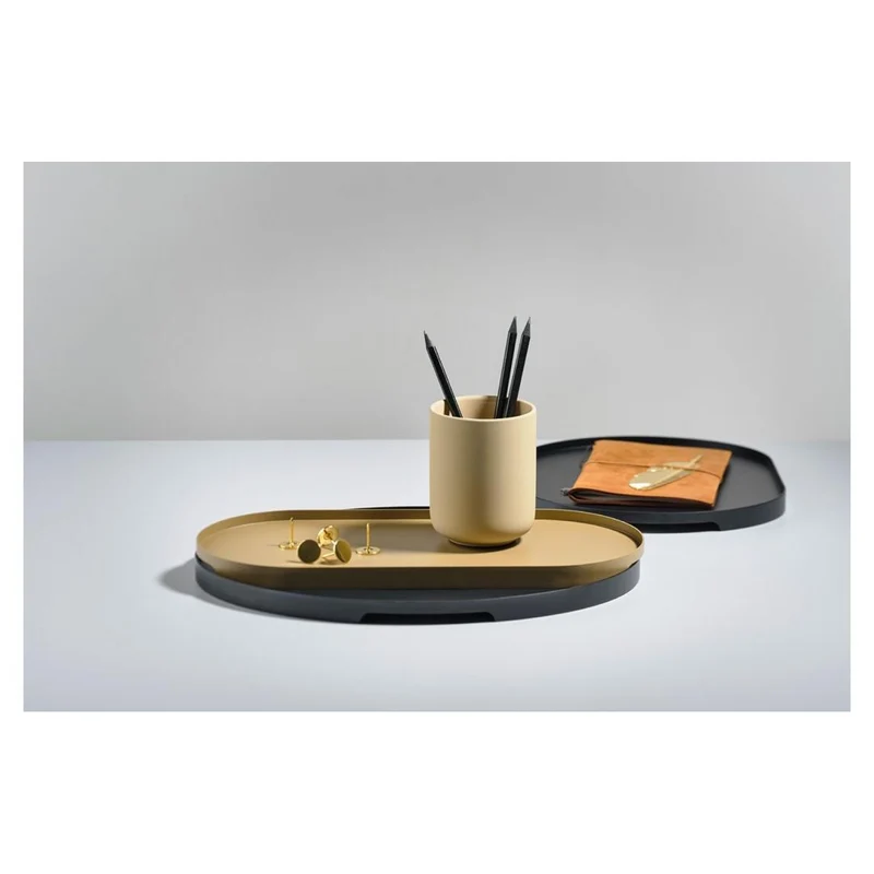 Servierplatte Singles, Schwarz