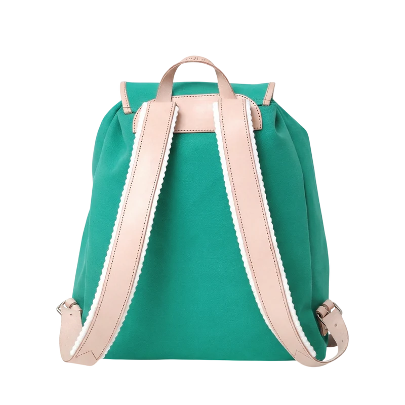Rucksack Georgia Smaragd Leder Natur