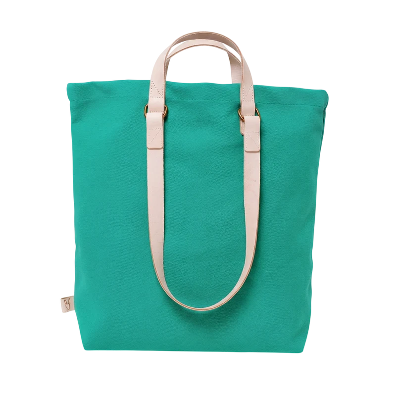 Shopper Sam Smaragd Leder Natur