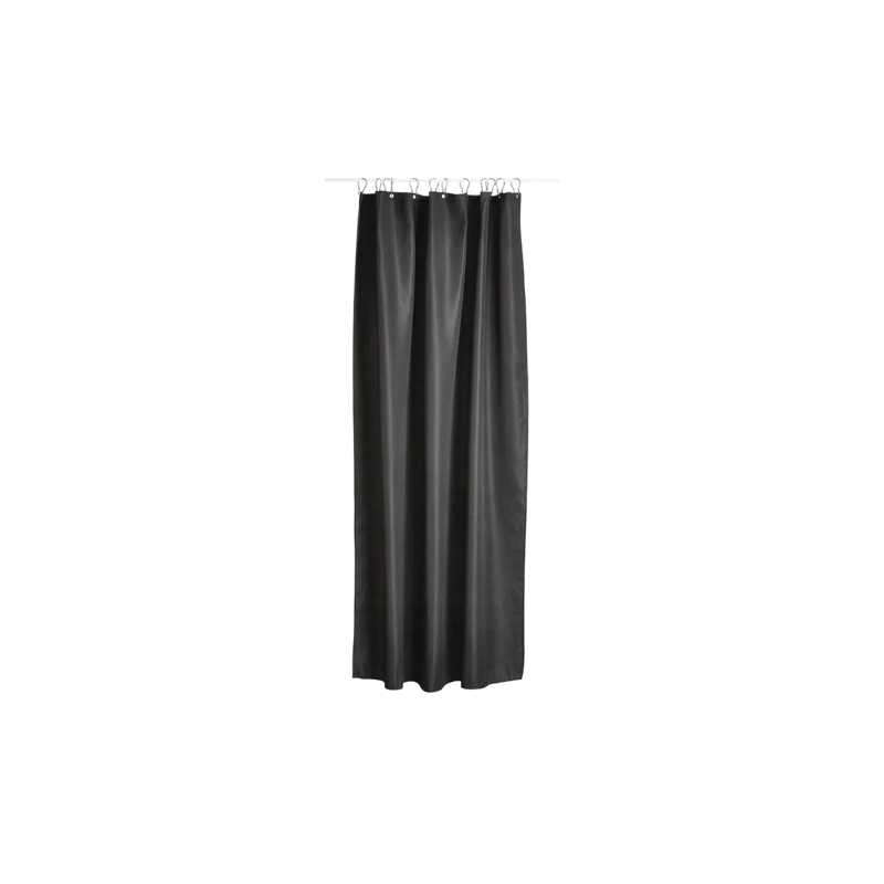 Duschvorhang Lux 180 x 200 cm, Schwarz
