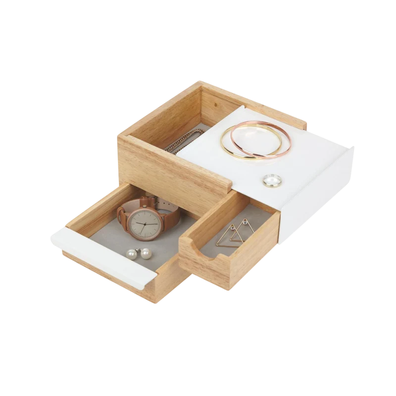 Schmuckhalter Stowit Mini, Weiss