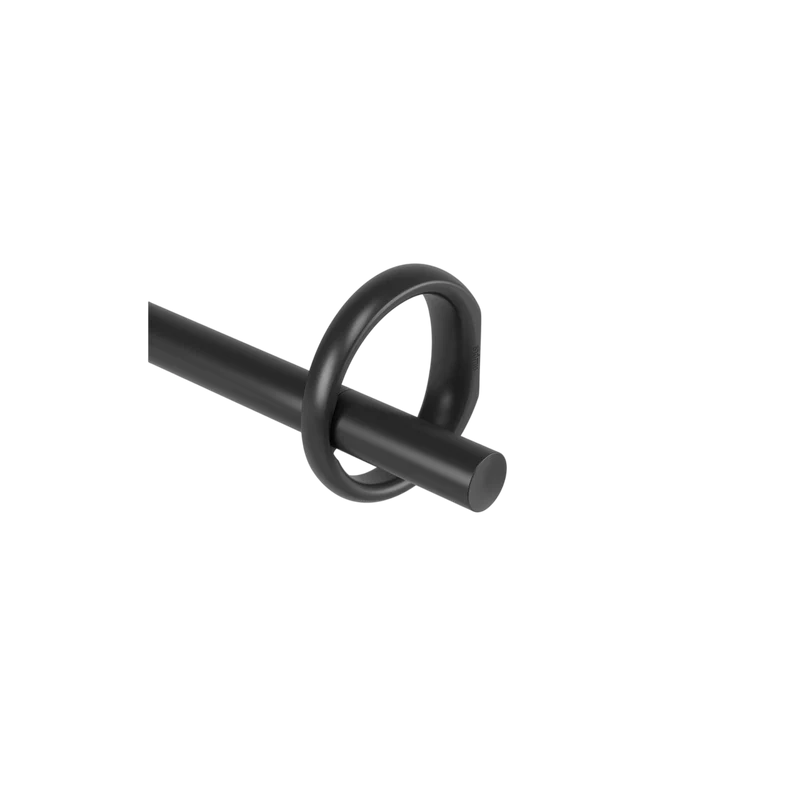 Vorhangstange Ringlet, Schwarz matt
