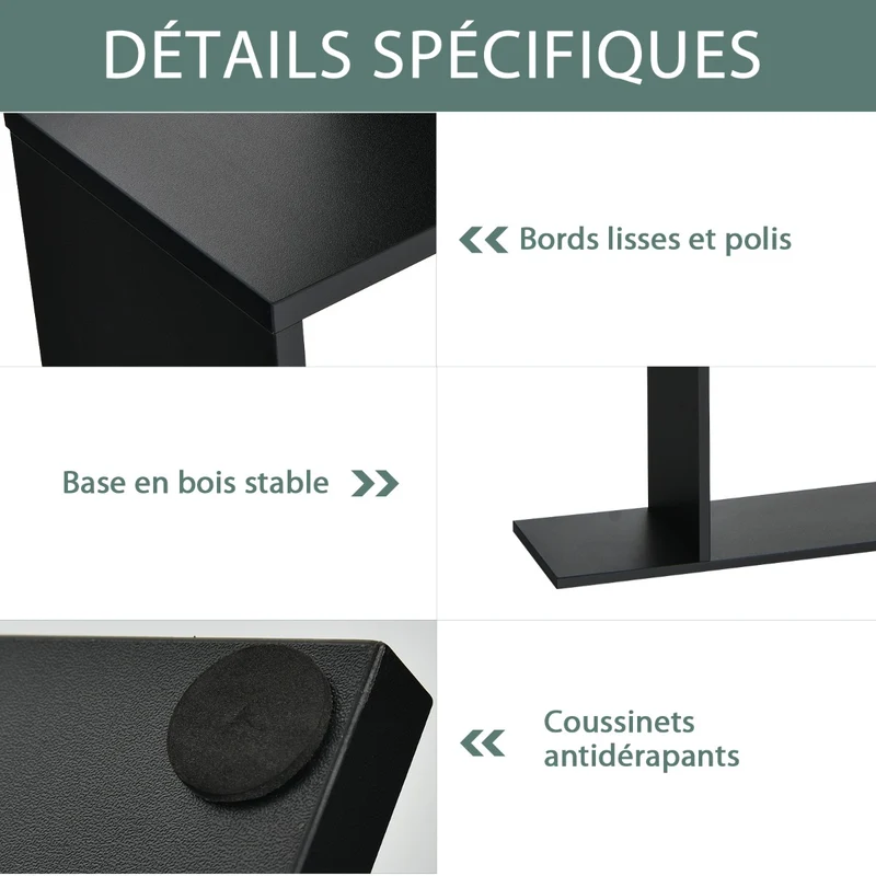 Costway - Étagère bibliothèque 6 niveaux, étagère de rangement en forme de S, 80 × 23 × 191 cm, noire
