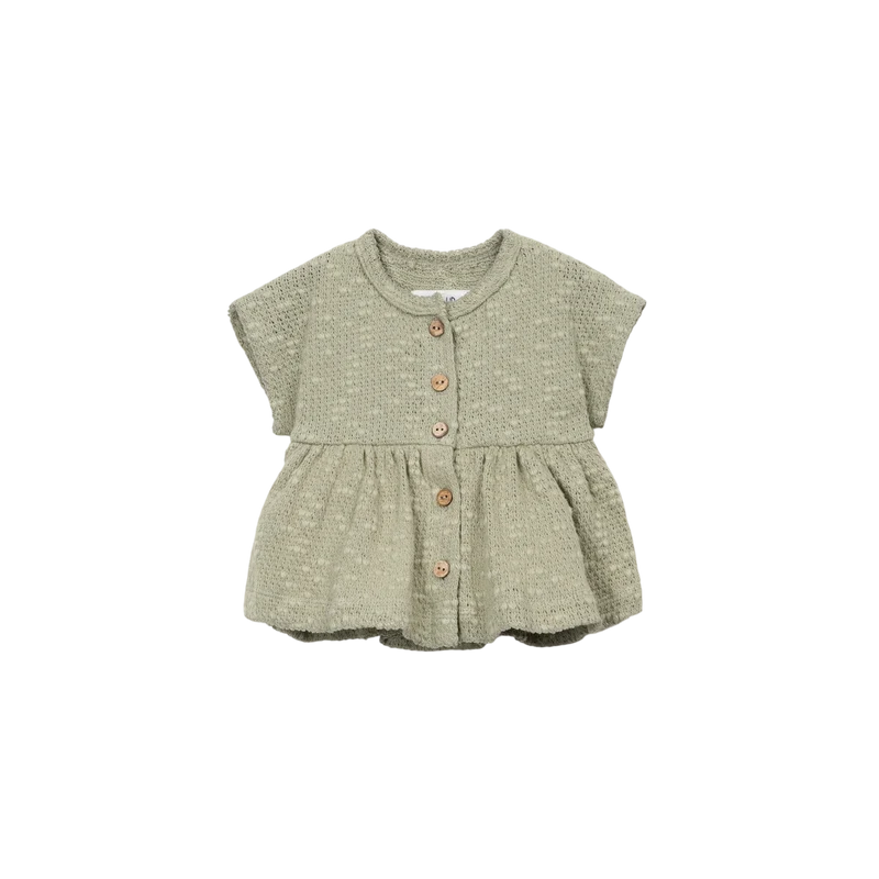 Baby Bluse Emellishes Piqué Texture