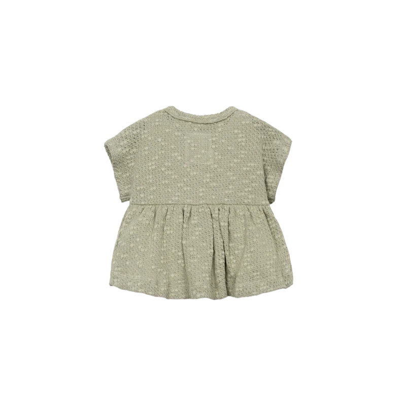 Baby Bluse Emellishes Piqué Texture