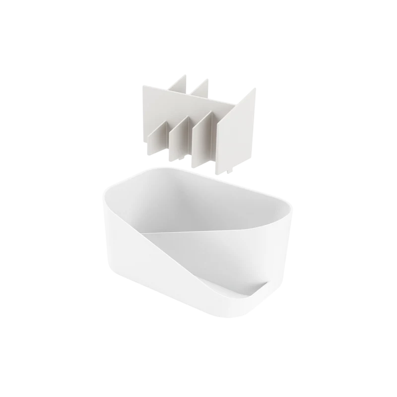 Bad-Utensilienhalter Glam, Weiss