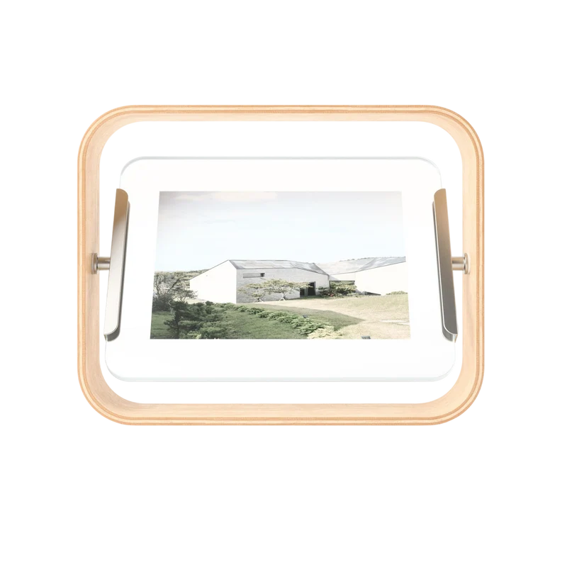 Bilderrahmen Bellwood, 13 x 8/10 x 15 cm, Nature/Transparent