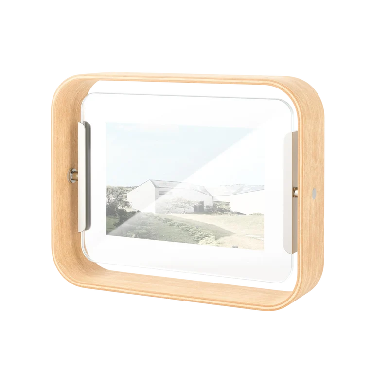 Bilderrahmen Bellwood, 13 x 8/10 x 15 cm, Nature/Transparent