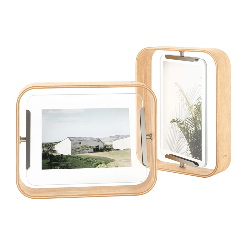 Bilderrahmen Bellwood, 13 x 8/10 x 15 cm, Nature/Transparent