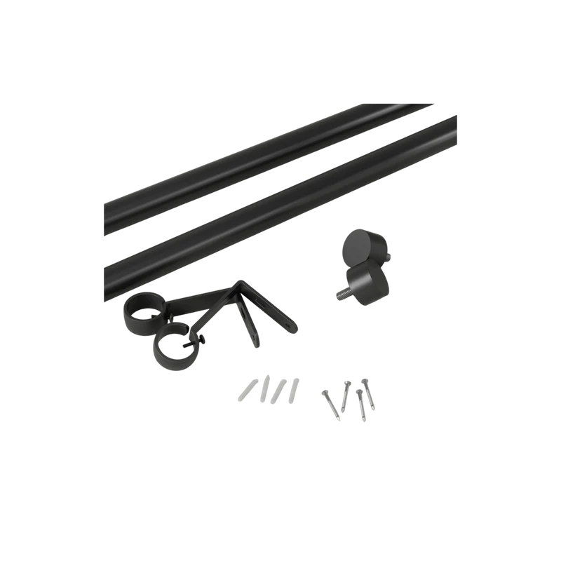 Vorhangstange Cappa 168-305 cm, Schwarz