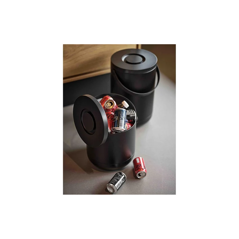 Abfalleimer Circular 22 l, Schwarz