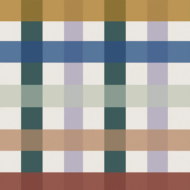 Badetuch Fouta Blue Check