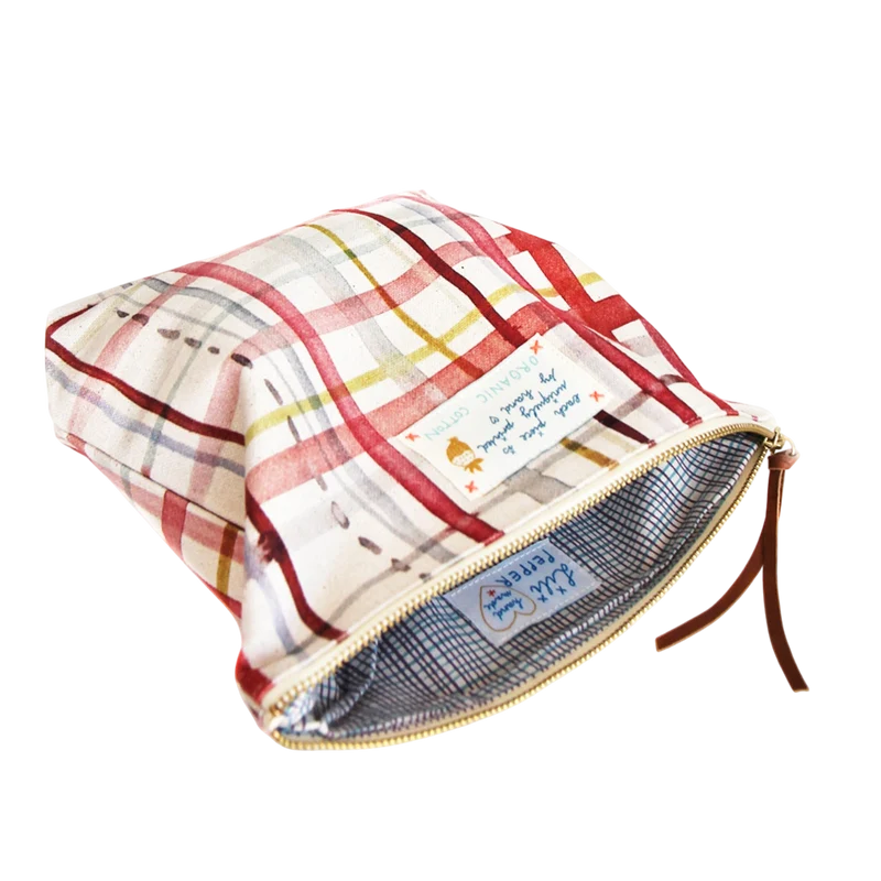 Pouch "My Red Check" Small