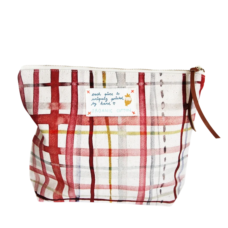 Pouch "My Red Check" Big