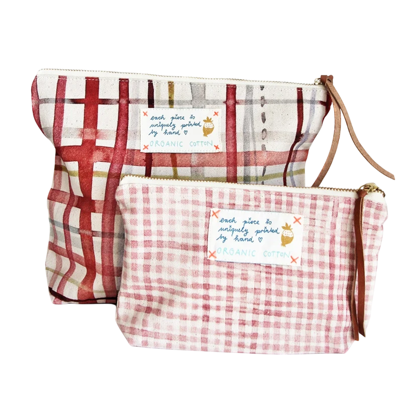 Pouch "My Red Check" Big