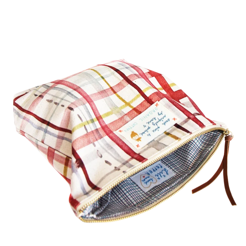 Pouch "My Red Check" Big