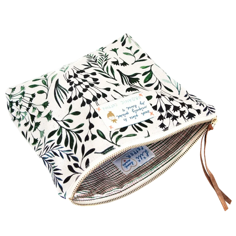 Pouch "My Green Leaves" Big