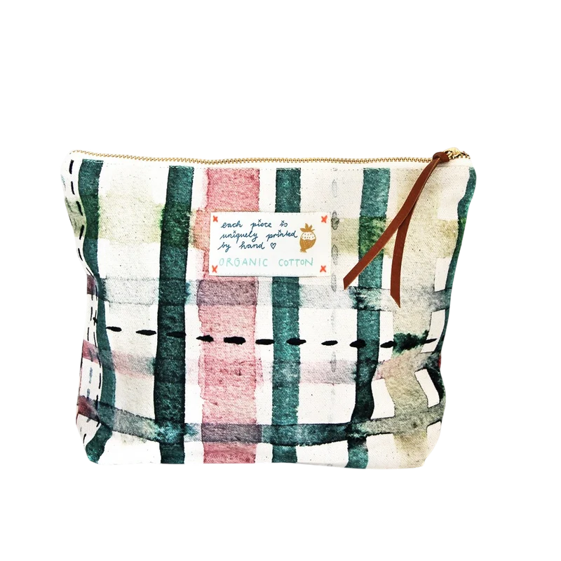 Pouch "My Green Check" Big