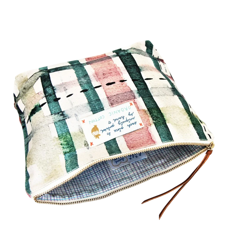 Pouch "My Green Check" Big
