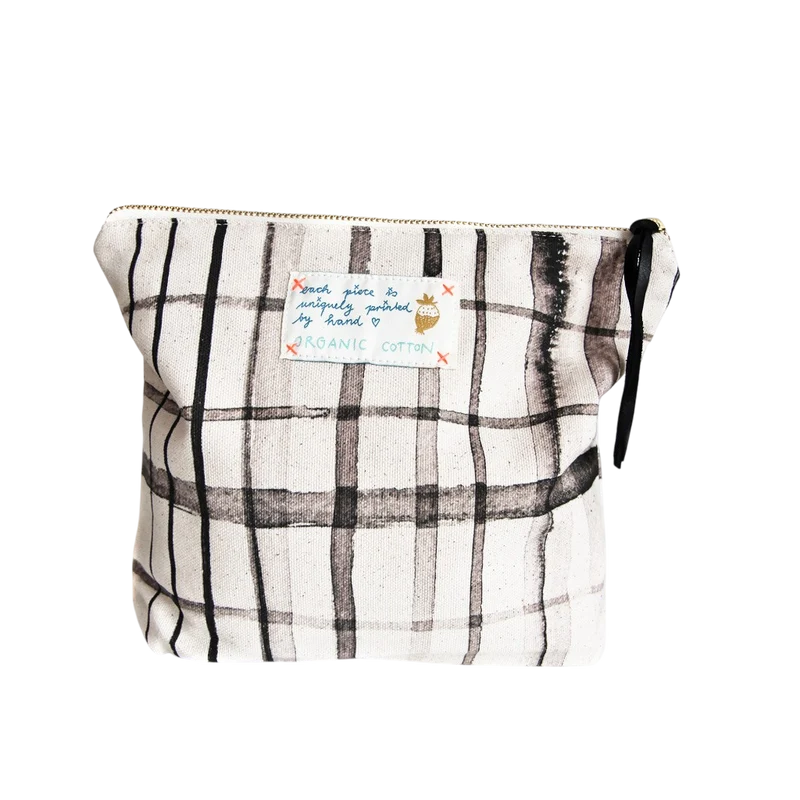 Pouch "My Black Check" Big