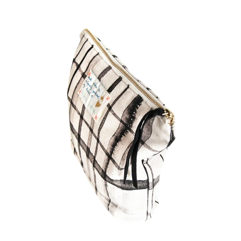 Pouch "My Black Check" Big