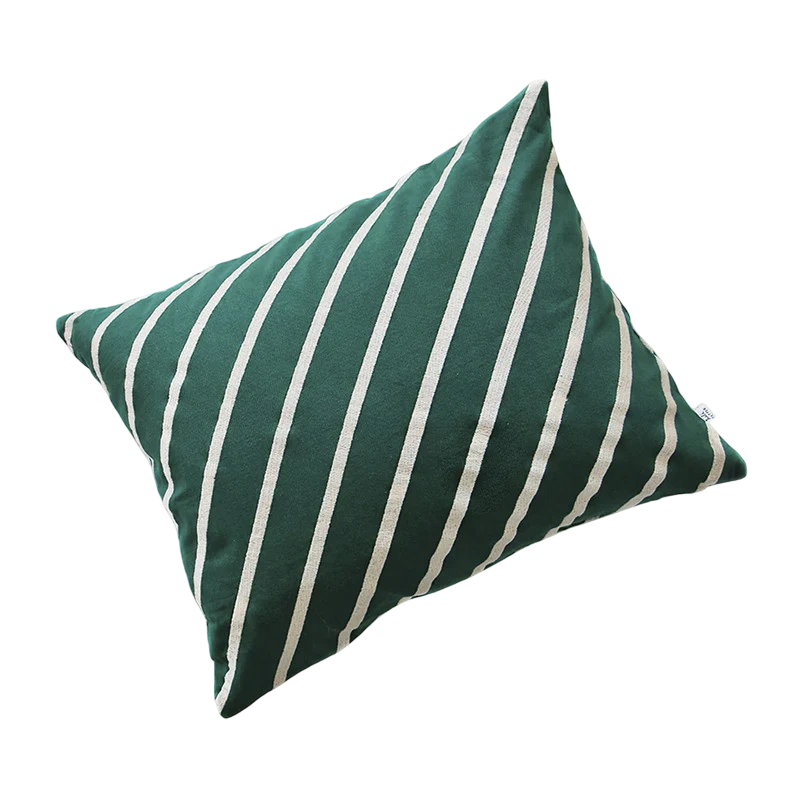 Kissen Stripes green