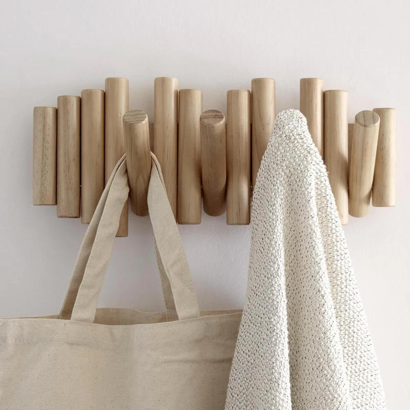 Garderobenleiste Picket, 38 cm, Natur